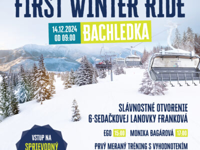 Bachledka Winter First Ride – Otvorenie zimnej sezóny 2024/25