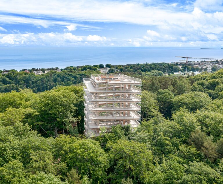 Treetop Walk on the Island of Usedom in the Baltic Sea